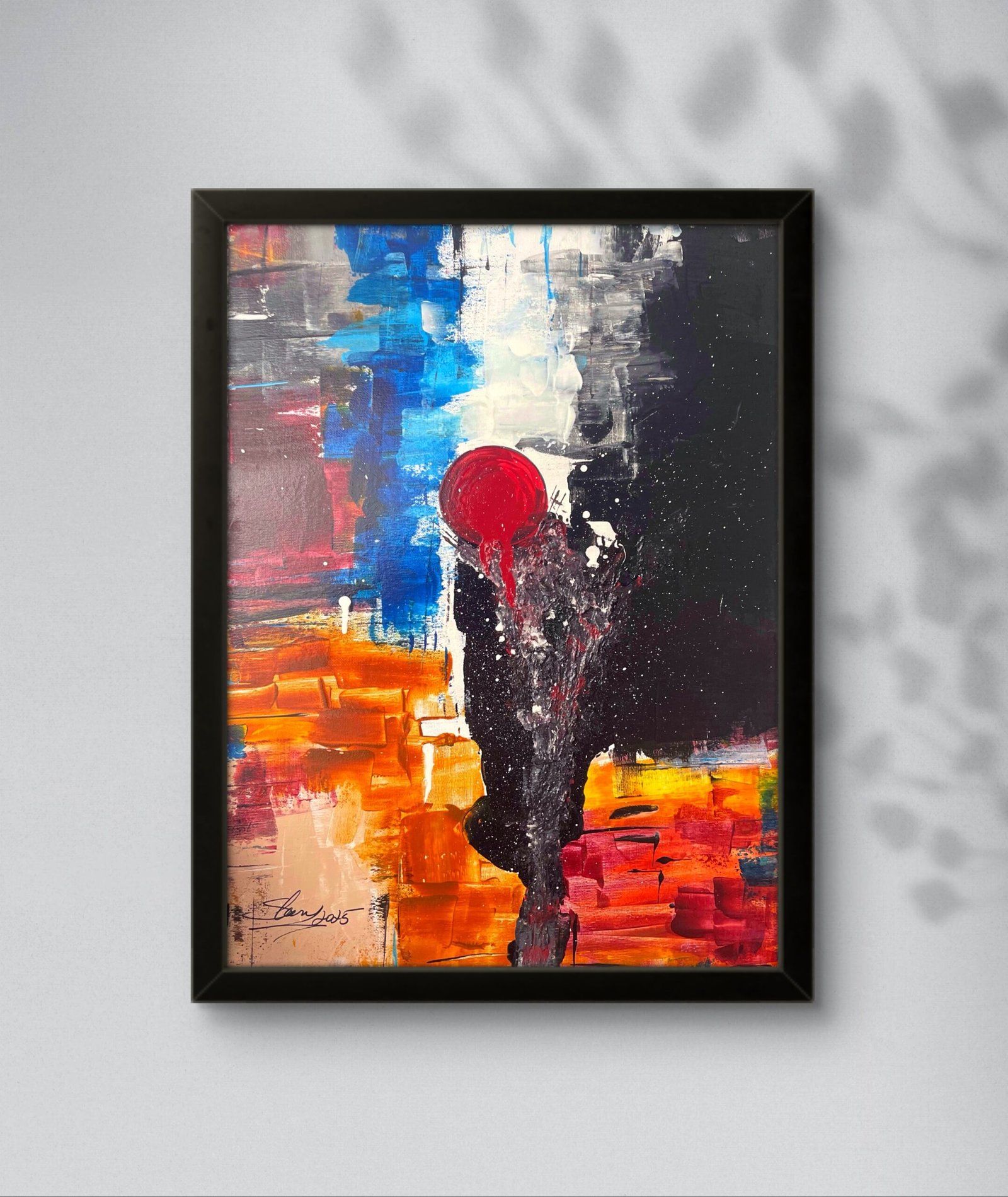 Canvas abstract - gravité de l’âme